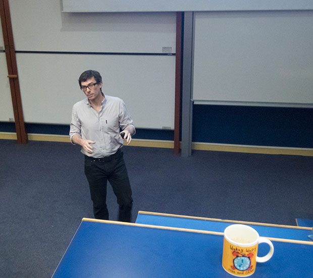 Glenn Burley at the BioC 2015 meeting at Glasgow University, School of Chemistry