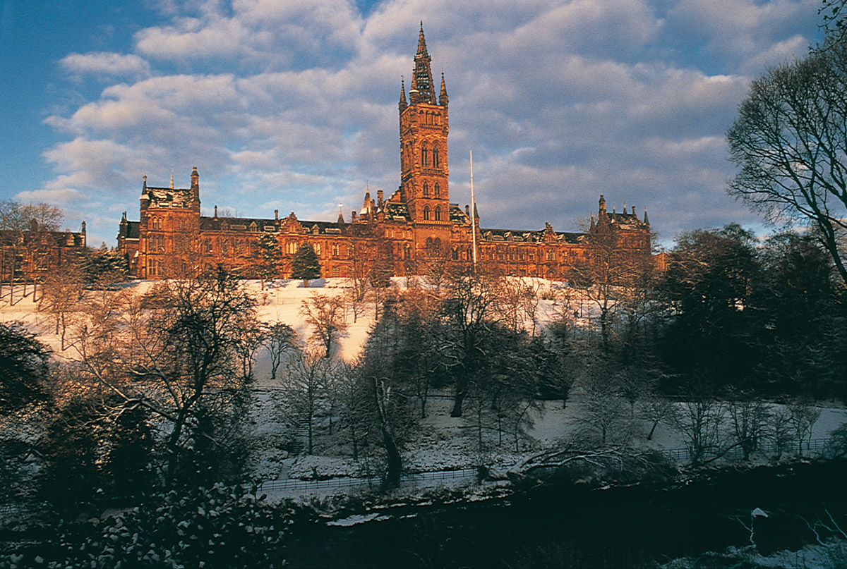 View of the university of Glasgow