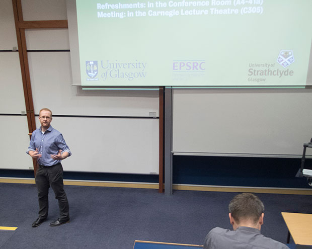 Neil Hunt opening the BioC 2015 meeting