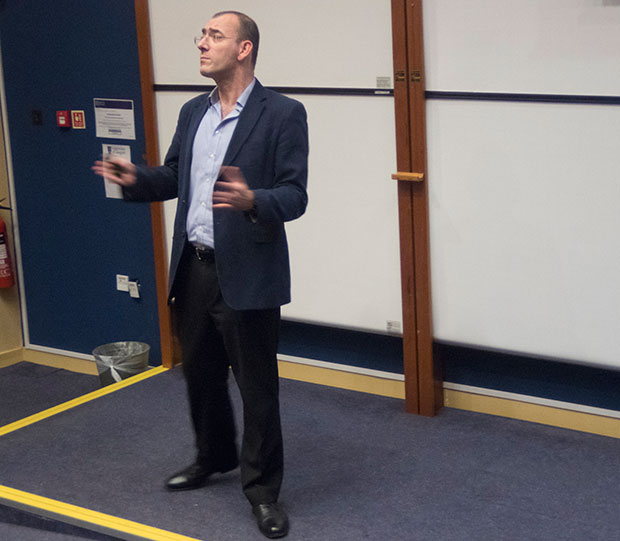 Alistair Henry  at the BioC 2015 meeting at Glasgow University, School of Chemistry