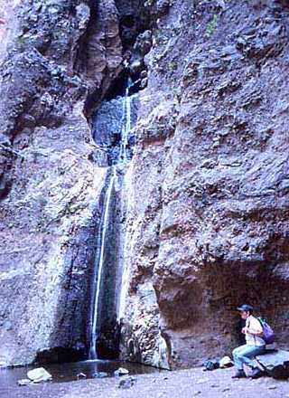 Waterfall in terminal basin (JS)